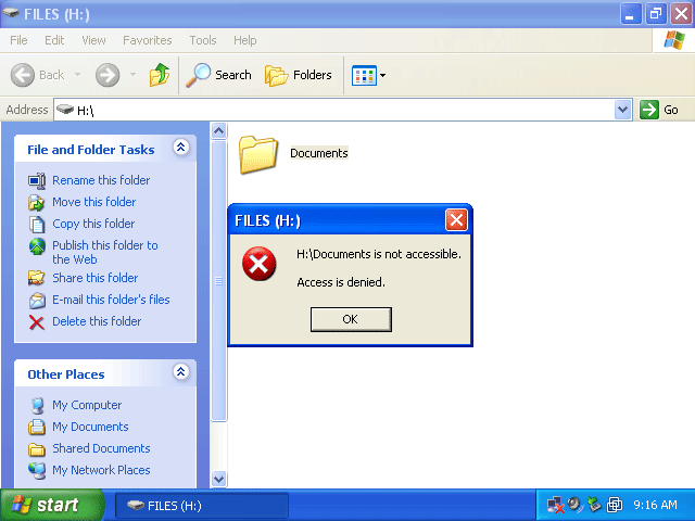 admin access denied windows 7